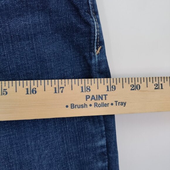 Levi's Plus Size Mid-Rise Skinny Ankle Distressed Denim Jeans Size 32 Women - Picture 13 of 16